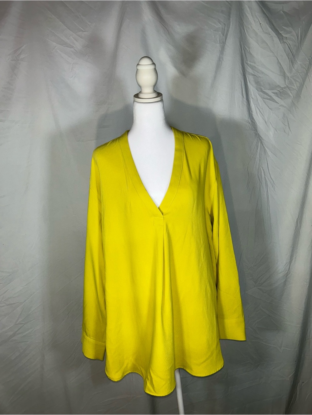 Calvin Klein Bright Yellow V-Neck Tunic